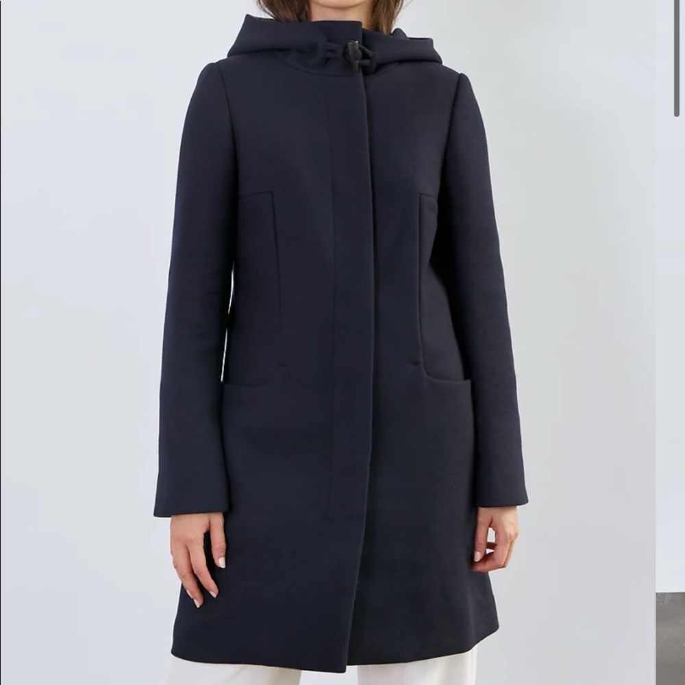 Black babaton Pearce wool coat XS